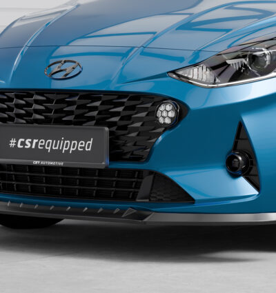 Lame de parechoc avant pour Hyundai I10 (3. Gen) toutes carrosseries (depuis 2019) - Fabriqué en ABS (6 finitions au choix)