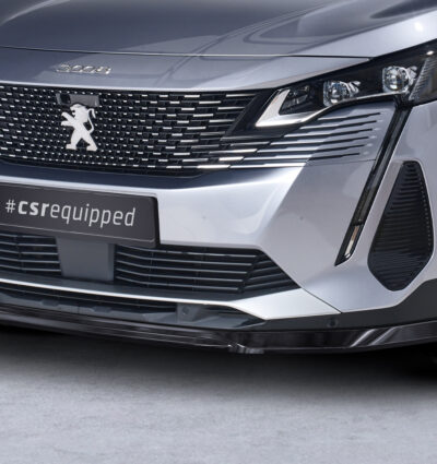 Lame de parechoc avant pour Peugeot 3008 (2. Gen) toutes carrosseries (facelift) (depuis 2020) - Fabriqué en ABS (6 finitions au choix)