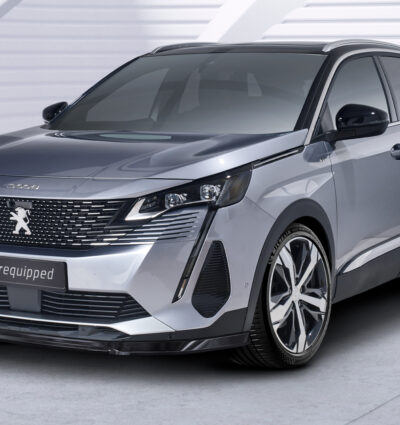 Lame de parechoc avant pour Peugeot 3008 (2. Gen) toutes carrosseries (facelift) (depuis 2020) - Fabriqué en ABS (6 finitions au choix)