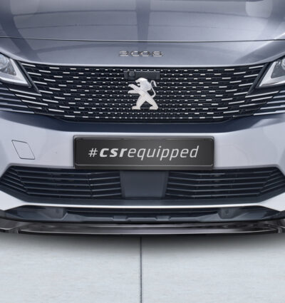 Lame de parechoc avant pour Peugeot 3008 (2. Gen) toutes carrosseries (facelift) (depuis 2020) - Fabriqué en ABS (6 finitions au choix)