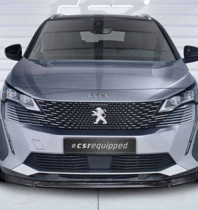 Lame de parechoc avant pour Peugeot 3008 (2. Gen) toutes carrosseries (facelift) (depuis 2020) - Fabriqué en ABS (6 finitions au choix)