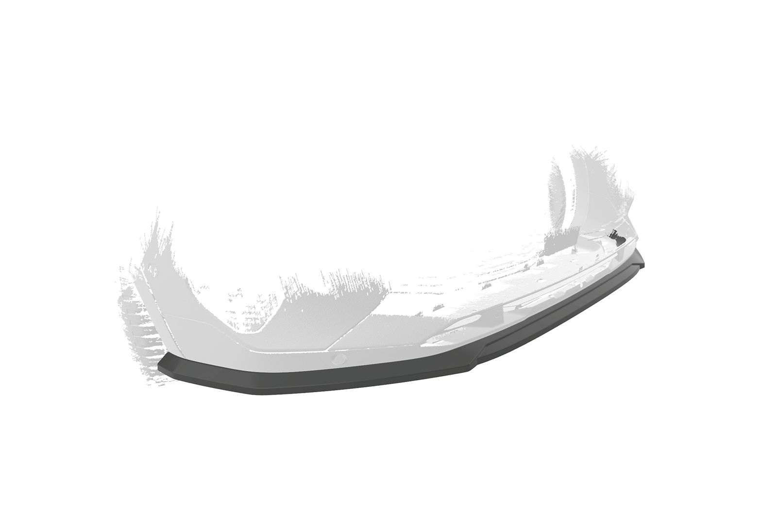 Lame de parechoc avant pour Peugeot 3008 (2. Gen) toutes carrosseries (facelift) (depuis 2020) - Fabriqué en ABS (6 finitions au choix)