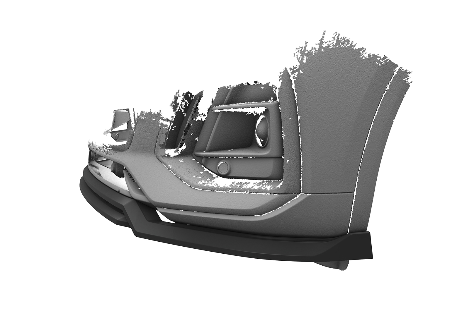 Lame de parechoc avant pour Audi SQ5 (FY) toutes carrosseries (depuis 2020) - Fabriqué en ABS (6 finitions au choix)