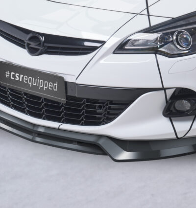 Lame de parechoc avant pour Opel Astra J GTC (facelift) (01/2012-04/2018) - Fabriqué en ABS (6 finitions au choix)
