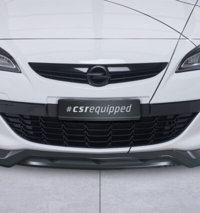 Lame de parechoc avant pour Opel Astra J GTC (facelift) (01/2012-04/2018) - Fabriqué en ABS (6 finitions au choix)