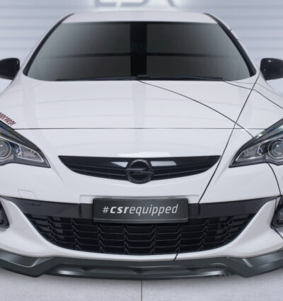 Lame de parechoc avant pour Opel Astra J GTC (facelift) (01/2012-04/2018) - Fabriqué en ABS (6 finitions au choix)
