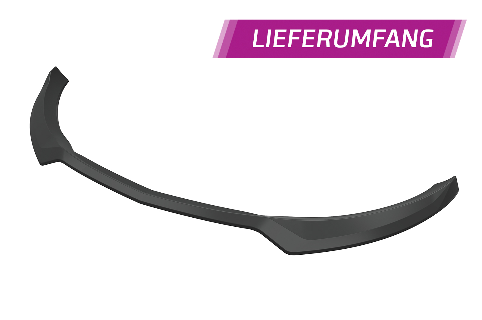 Lame de parechoc avant pour Opel Astra J GTC (facelift) (01/2012-04/2018) - Fabriqué en ABS (6 finitions au choix)
