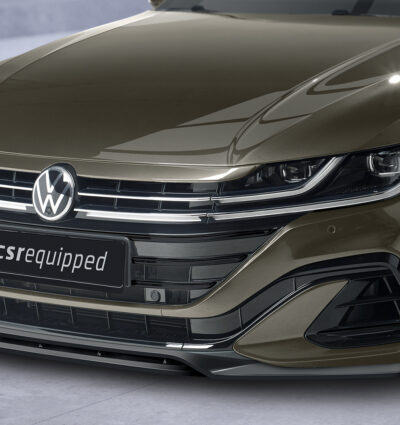 Lame de parechoc avant pour VW Arteon R-Line (facelift) - berline et Shooting Brake (depuis 2020) - Fabriqué en ABS (6 finitions au choix)