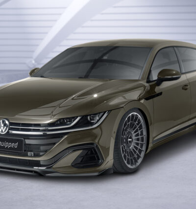 Lame de parechoc avant pour VW Arteon R-Line (facelift) - berline et Shooting Brake (depuis 2020) - Fabriqué en ABS (6 finitions au choix)