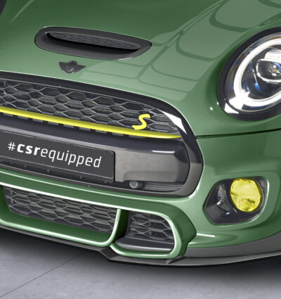Lame de parechoc avant pour Mini F55 / F56 / F57 One / Cooper / Cooper S / JCW (1.facelift) - avec John Cooper Works Trim (2018-2021) - Fabriqué en ABS (6 finitions au choix)