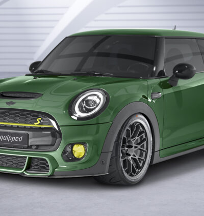 Lame de parechoc avant pour Mini F55 / F56 / F57 One / Cooper / Cooper S / JCW (1.facelift) - avec John Cooper Works Trim (2018-2021) - Fabriqué en ABS (6 finitions au choix)