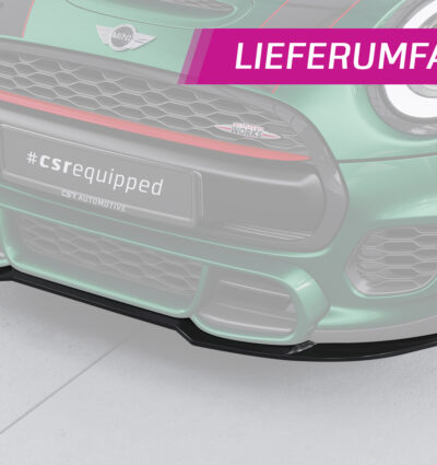 Lame de parechoc avant pour Mini F55 / F56 / F57 One / Cooper / Cooper S / JCW (1.facelift) - avec John Cooper Works Trim (2018-2021) - Fabriqué en ABS (6 finitions au choix)