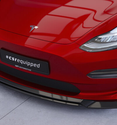 Lame de parechoc avant pour Tesla Model 3 toutes carrosseries (depuis 2017) - Fabriqué en ABS (6 finitions au choix)