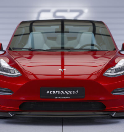 Lame de parechoc avant pour Tesla Model 3 toutes carrosseries (depuis 2017) - Fabriqué en ABS (6 finitions au choix)