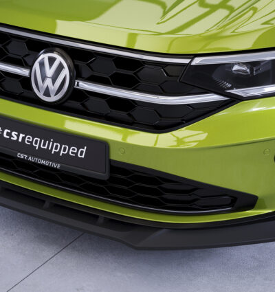 Lame de parechoc avant pour VW Taigo (Typ CS) toutes carrosseries (depuis 2021) - Fabriqué en ABS (6 finitions au choix)