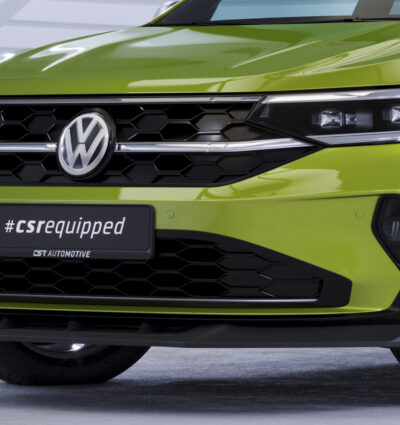Lame de parechoc avant pour VW Taigo (Typ CS) toutes carrosseries (depuis 2021) - Fabriqué en ABS (6 finitions au choix)