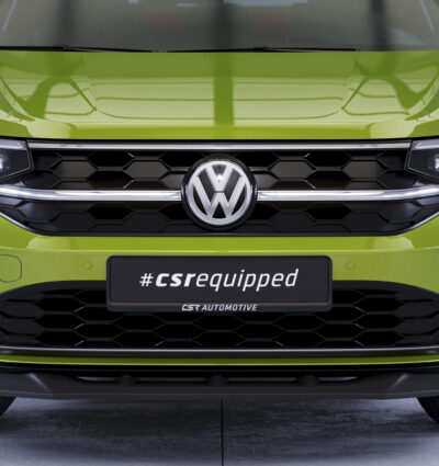 Lame de parechoc avant pour VW Taigo (Typ CS) toutes carrosseries (depuis 2021) - Fabriqué en ABS (6 finitions au choix)