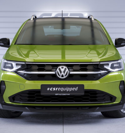 Lame de parechoc avant pour VW Taigo (Typ CS) toutes carrosseries (depuis 2021) - Fabriqué en ABS (6 finitions au choix)