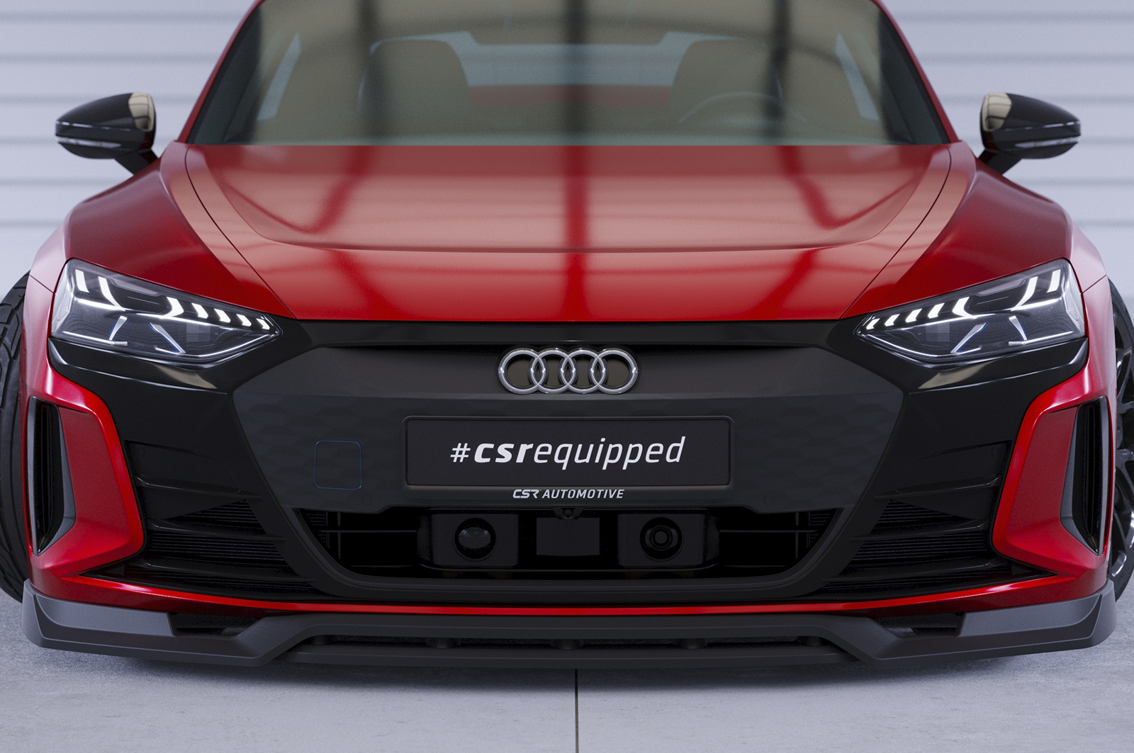 Lame de parechoc avant pour Audi e-tron GT toutes carrosseries (depuis 2020) - Fabriqué en ABS (6 finitions au choix)