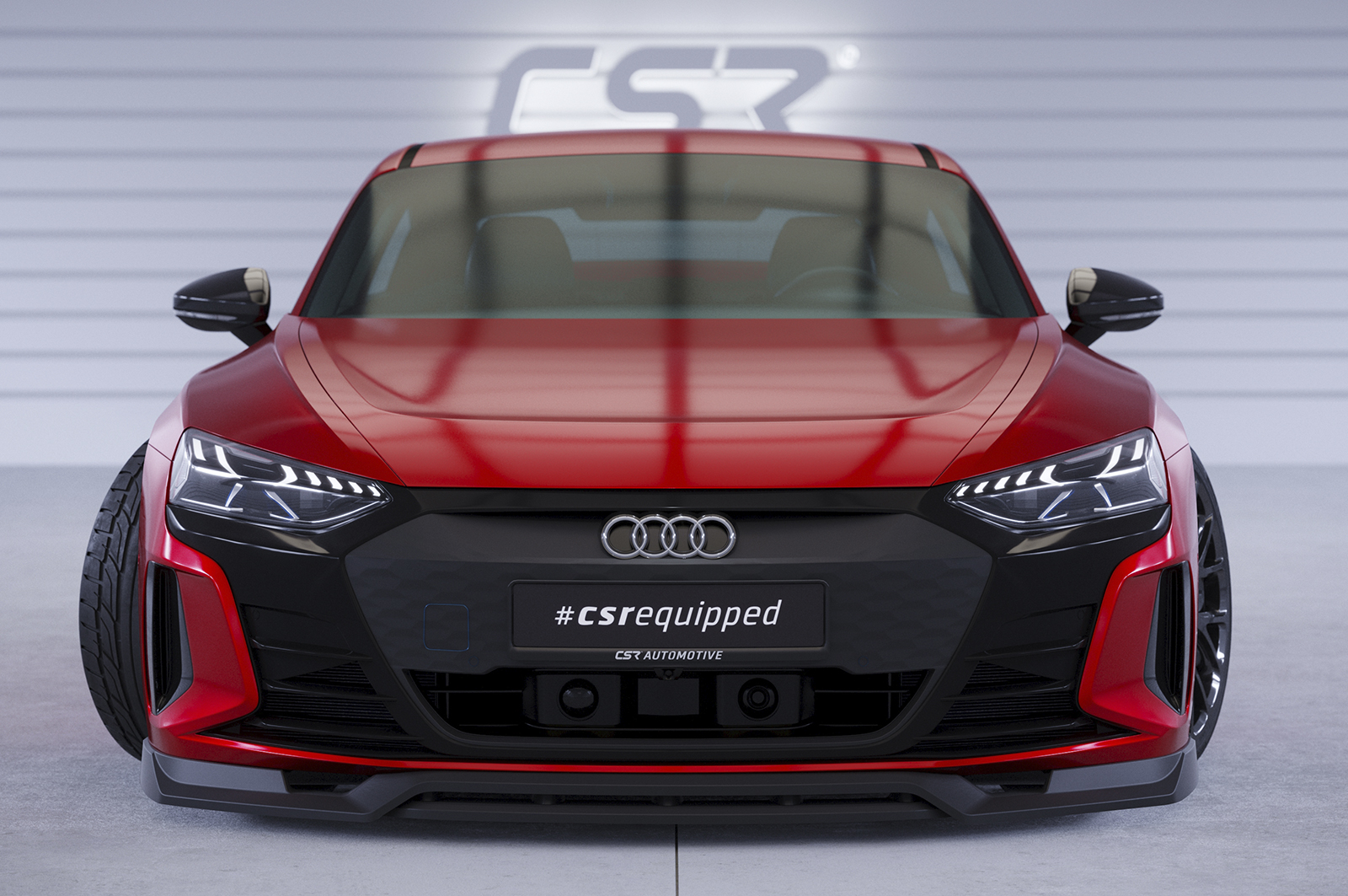 Lame de parechoc avant pour Audi e-tron GT toutes carrosseries (depuis 2020) - Fabriqué en ABS (6 finitions au choix)