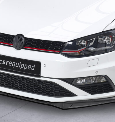 Lame de parechoc avant pour VW Polo V (Typ 6C) GTI (facelift) (2014-2017) - Fabriqué en ABS (6 finitions au choix)
