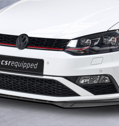 Lame de parechoc avant pour VW Polo V (Typ 6C) GTI (facelift) (2014-2017) - Fabriqué en ABS (6 finitions au choix)