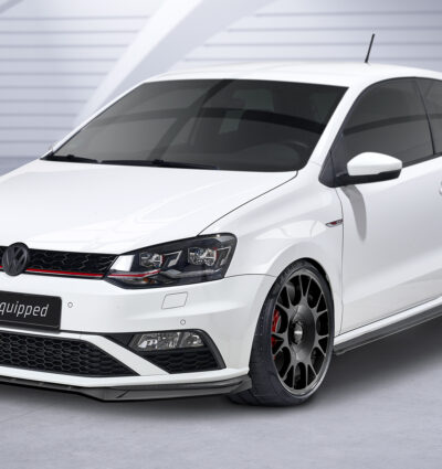 Lame de parechoc avant pour VW Polo V (Typ 6C) GTI (facelift) (2014-2017) - Fabriqué en ABS (6 finitions au choix)