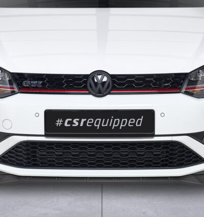 Lame de parechoc avant pour VW Polo V (Typ 6C) GTI (facelift) (2014-2017) - Fabriqué en ABS (6 finitions au choix)