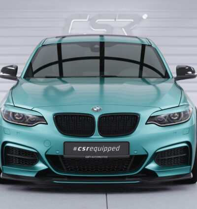Lame de parechoc avant pour BMW Série 2 (F22 / F23) Pack M (11/2013-07/2021) - Fabriqué en ABS 10mm (à peindre ou polir)