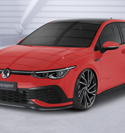 Lame de parechoc avant pour VW Golf 8 (Typ CD) GTI Clubsport (depuis 2020) - Fabriqué en ABS (6 finitions au choix)