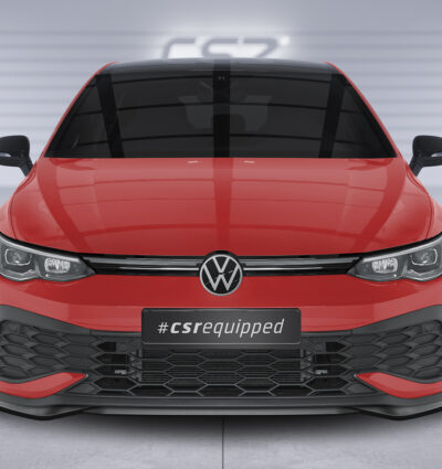 Lame de parechoc avant pour VW Golf 8 (Typ CD) GTI Clubsport (depuis 2020) - Fabriqué en ABS (6 finitions au choix)