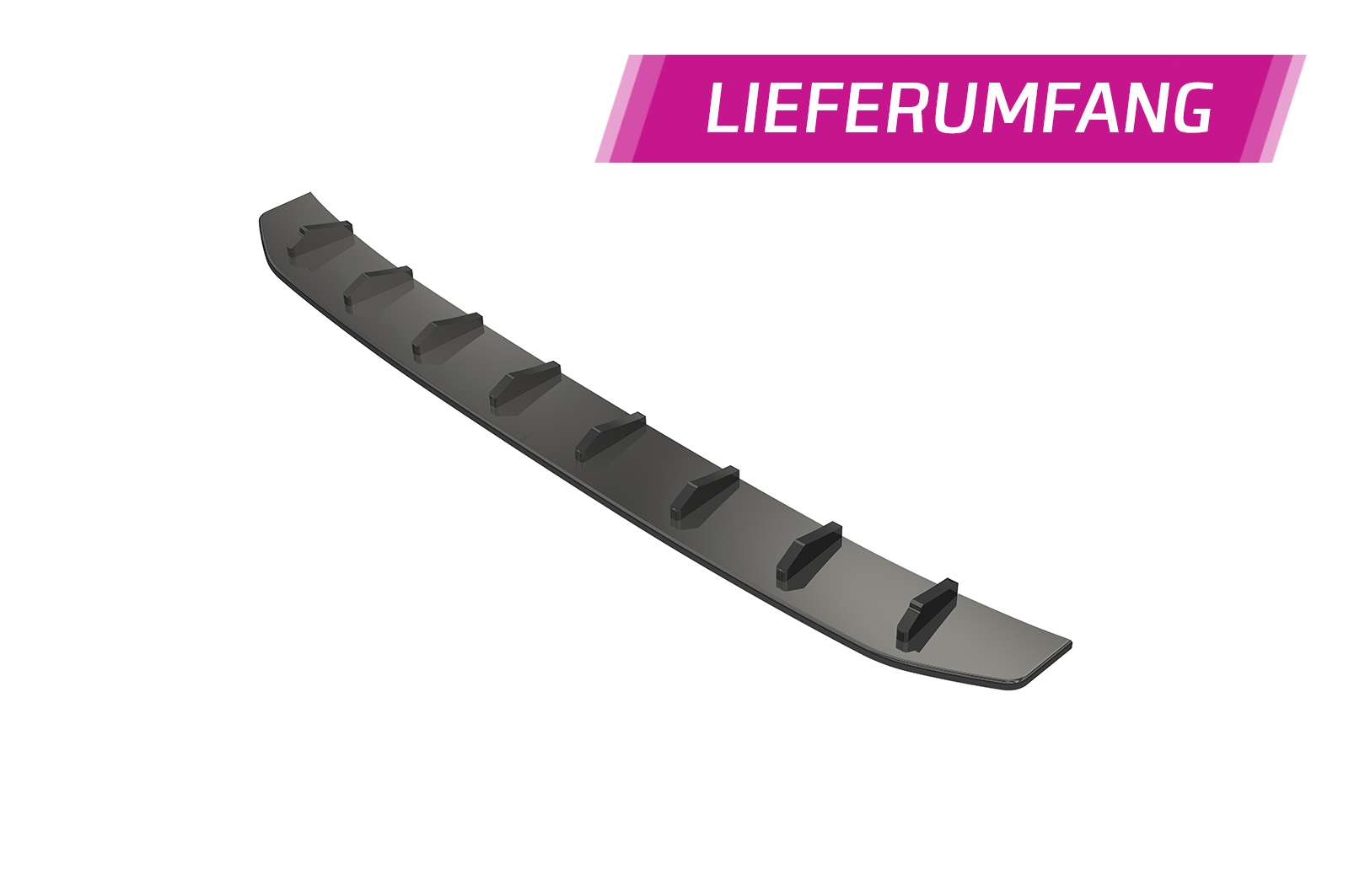Lame de parechoc avant pour VW Golf 8 (Typ CD) GTI Clubsport (depuis 2020) - Fabriqué en ABS 10mm (à peindre ou polir)