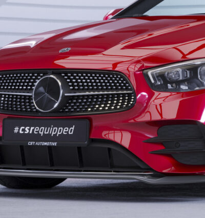 Lame de parechoc avant pour Mercedes-Benz Classe E (A238 / C238) coupé et cabriolet avec AMG-Line (facelift) (depuis 2020) - Fabriqué en ABS (6 finitions au choix)