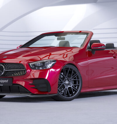 Lame de parechoc avant pour Mercedes-Benz Classe E (A238 / C238) coupé et cabriolet avec AMG-Line (facelift) (depuis 2020) - Fabriqué en ABS (6 finitions au choix)