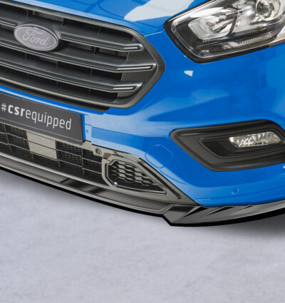 Lame de parechoc avant pour Ford Tourneo Custom facelift (depuis 2018) - Fabriqué en ABS (6 finitions au choix)
