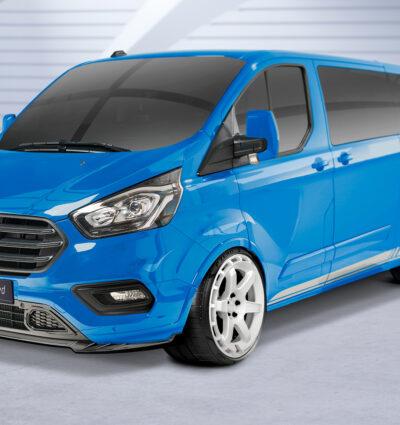 Lame de parechoc avant pour Ford Tourneo Custom facelift (depuis 2018) - Fabriqué en ABS (6 finitions au choix)