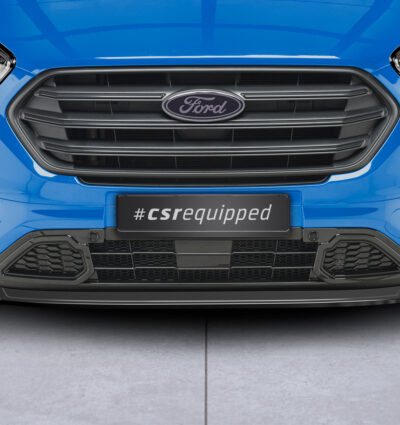 Lame de parechoc avant pour Ford Tourneo Custom facelift (depuis 2018) - Fabriqué en ABS (6 finitions au choix)