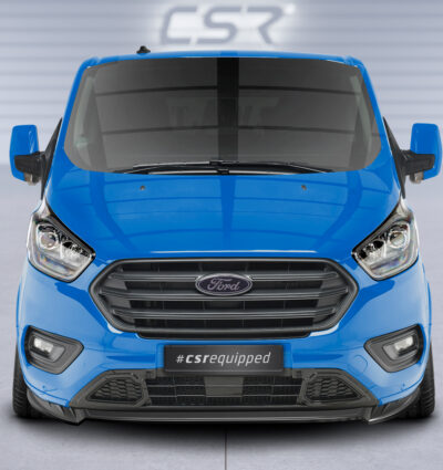 Lame de parechoc avant pour Ford Tourneo Custom facelift (depuis 2018) - Fabriqué en ABS (6 finitions au choix)