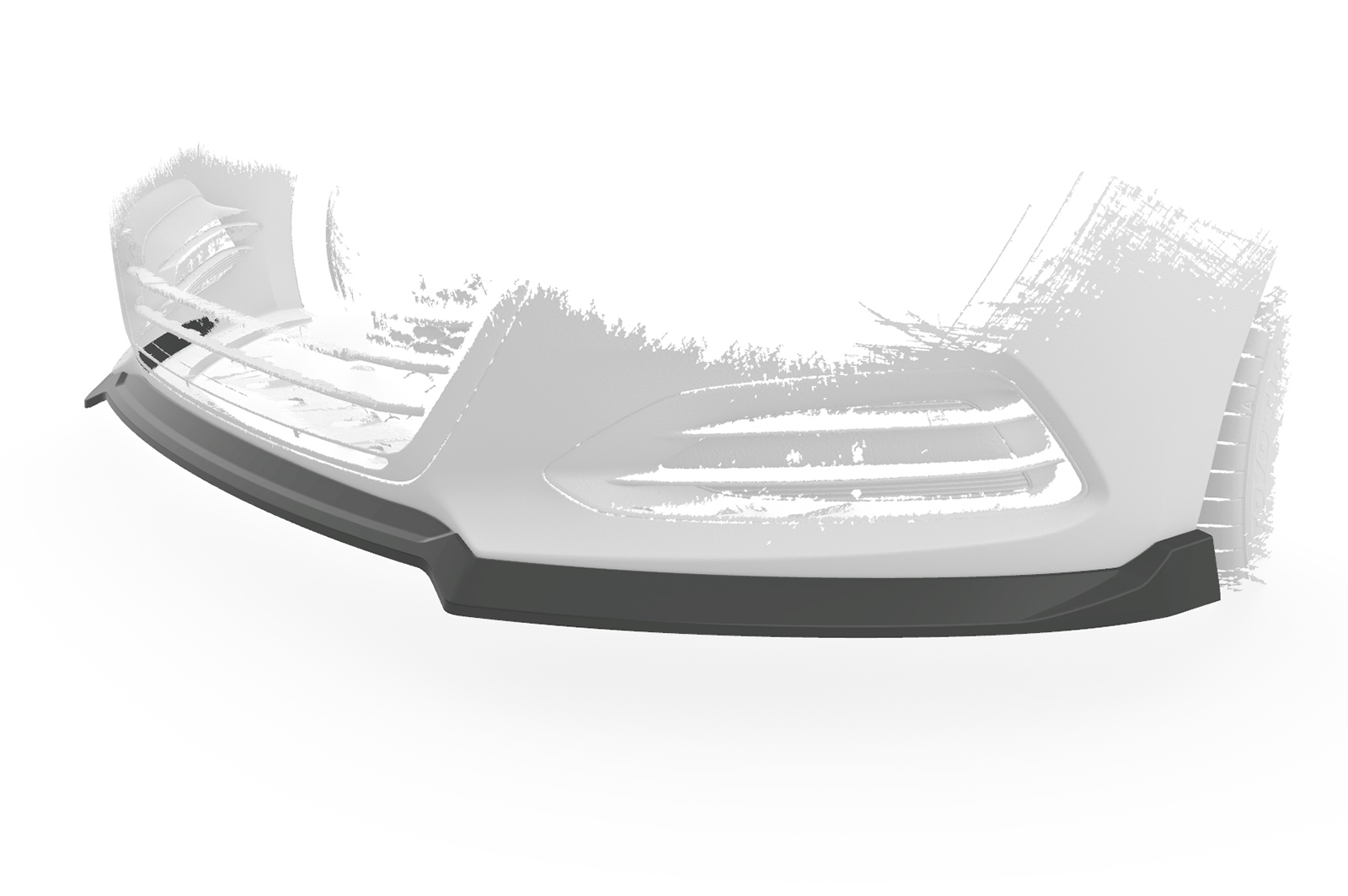 Lame de parechoc avant pour Hyundai I40 (VF) toutes carrosseries (facelift) (2015-2019) - Fabriqué en ABS (6 finitions au choix)