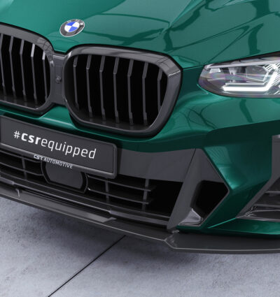 Lame de parechoc avant pour BMW X4 G02 Pack M / M40i / M40d (facelift) (depuis 2021) - Fabriqué en ABS (6 finitions au choix)
