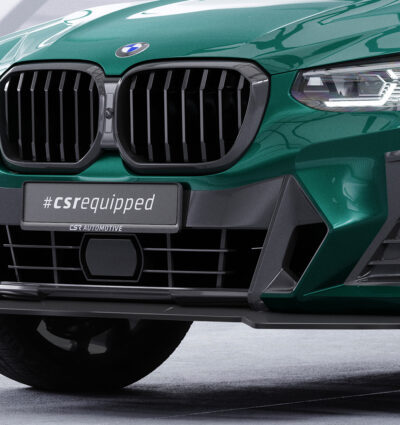 Lame de parechoc avant pour BMW X4 G02 Pack M / M40i / M40d (facelift) (depuis 2021) - Fabriqué en ABS (6 finitions au choix)