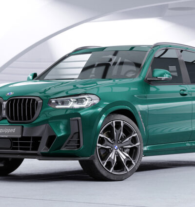 Lame de parechoc avant pour BMW X4 G02 Pack M / M40i / M40d (facelift) (depuis 2021) - Fabriqué en ABS (6 finitions au choix)