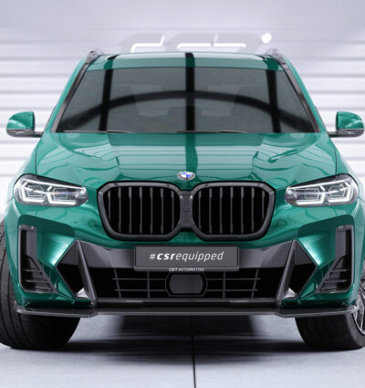 Lame de parechoc avant pour BMW X4 G02 Pack M / M40i / M40d (facelift) (depuis 2021) - Fabriqué en ABS (6 finitions au choix)