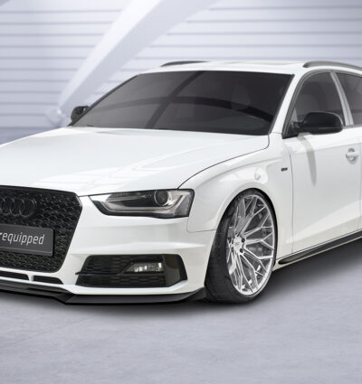 Lame de parechoc avant pour Audi A4 B8 (Typ 8K) Sport Edition plus (2011-2015) - Fabriqué en ABS (6 finitions au choix)