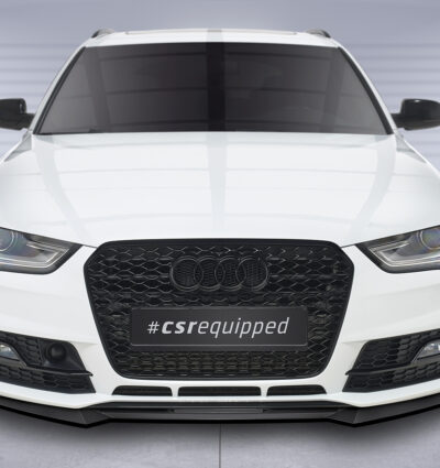 Lame de parechoc avant pour Audi A4 B8 (Typ 8K) Sport Edition plus (2011-2015) - Fabriqué en ABS (6 finitions au choix)