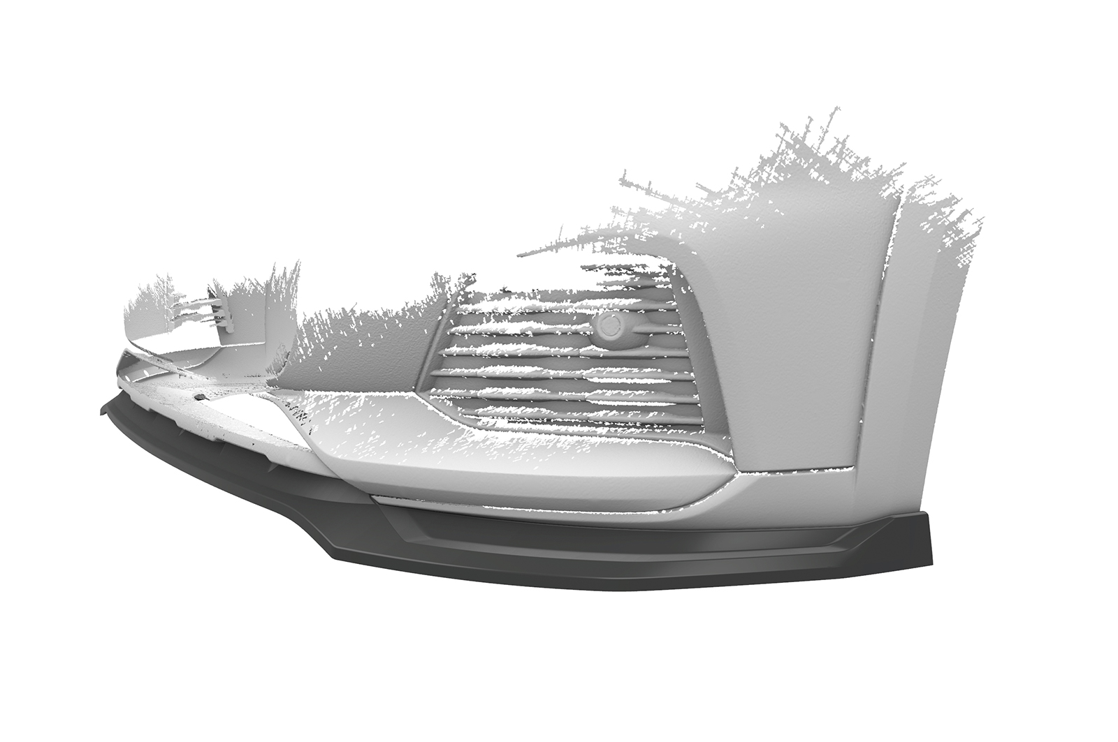 Lame de parechoc avant pour Audi A6 C8 Typ (4K / F2) Allroad Avant (2019-2023) - Fabriqué en ABS (6 finitions au choix)