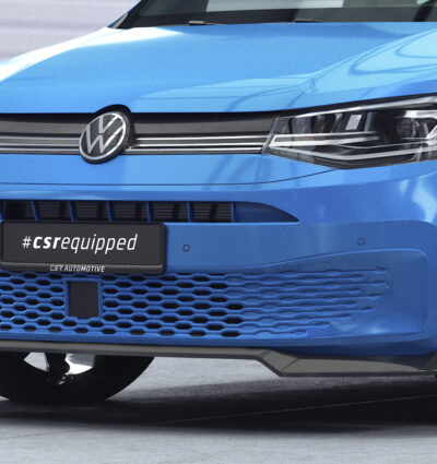 Lame de parechoc avant pour VW Caddy 5 (Typ SB) toutes carrosseries (depuis 2020) - Fabriqué en ABS (6 finitions au choix)