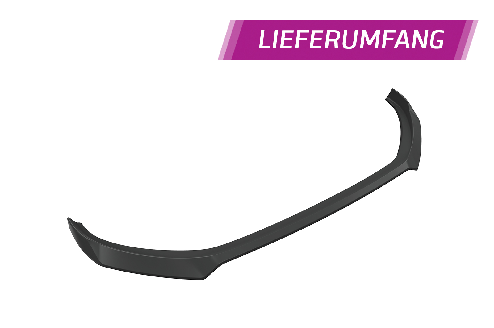 Lame de parechoc avant pour VW Caddy 5 (Typ SB) toutes carrosseries (depuis 2020) - Fabriqué en ABS (6 finitions au choix)