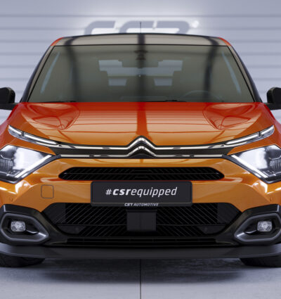 Lame de parechoc avant pour Citroen C4 (3. Gen) & e-C4 toutes carrosseries (depuis 2020) - Fabriqué en ABS (6 finitions au choix)