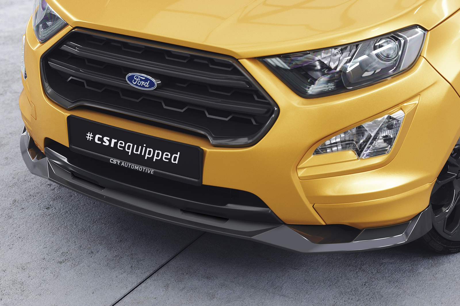 Lame de parechoc avant pour Ford EcoSport MK2 toutes carrosseries (facelift) (depuis 2017) - Fabriqué en ABS (6 finitions au choix)